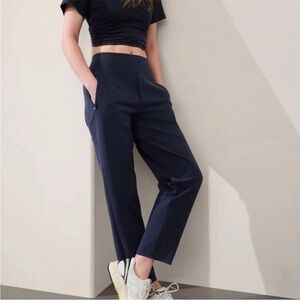 Athleta Endless Pant Navy Blue High Rise Athleisure Casual Active Women’s Size 4